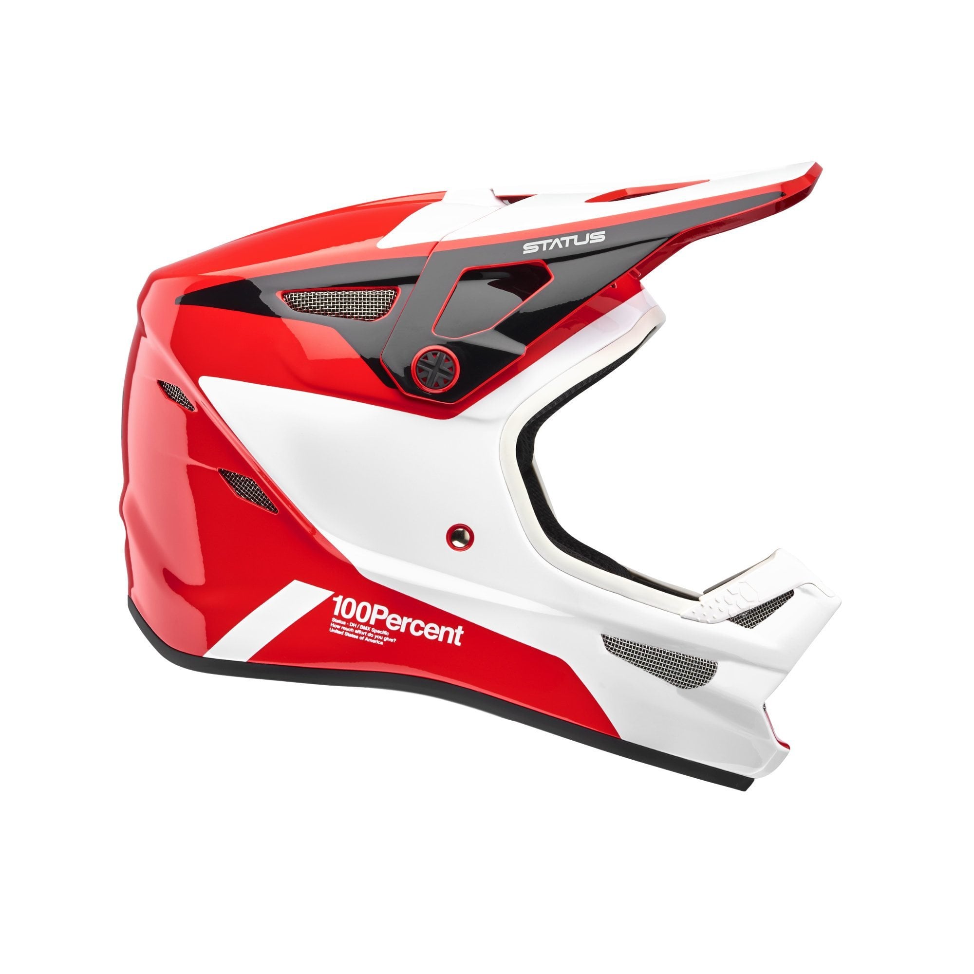 100% Status Youth Full Face Helmet Hellfire / S