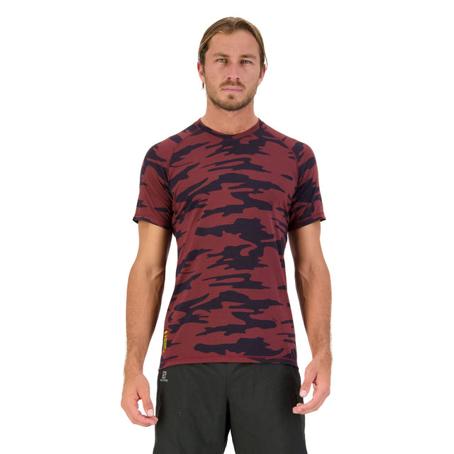 Mons Royale Temple Tech T-Shirt - Chocolate Camo