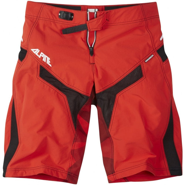 Madison Alpine men's FR shorts, flame red small