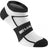 Madison Sportive men's low sock twin pack, white / black small