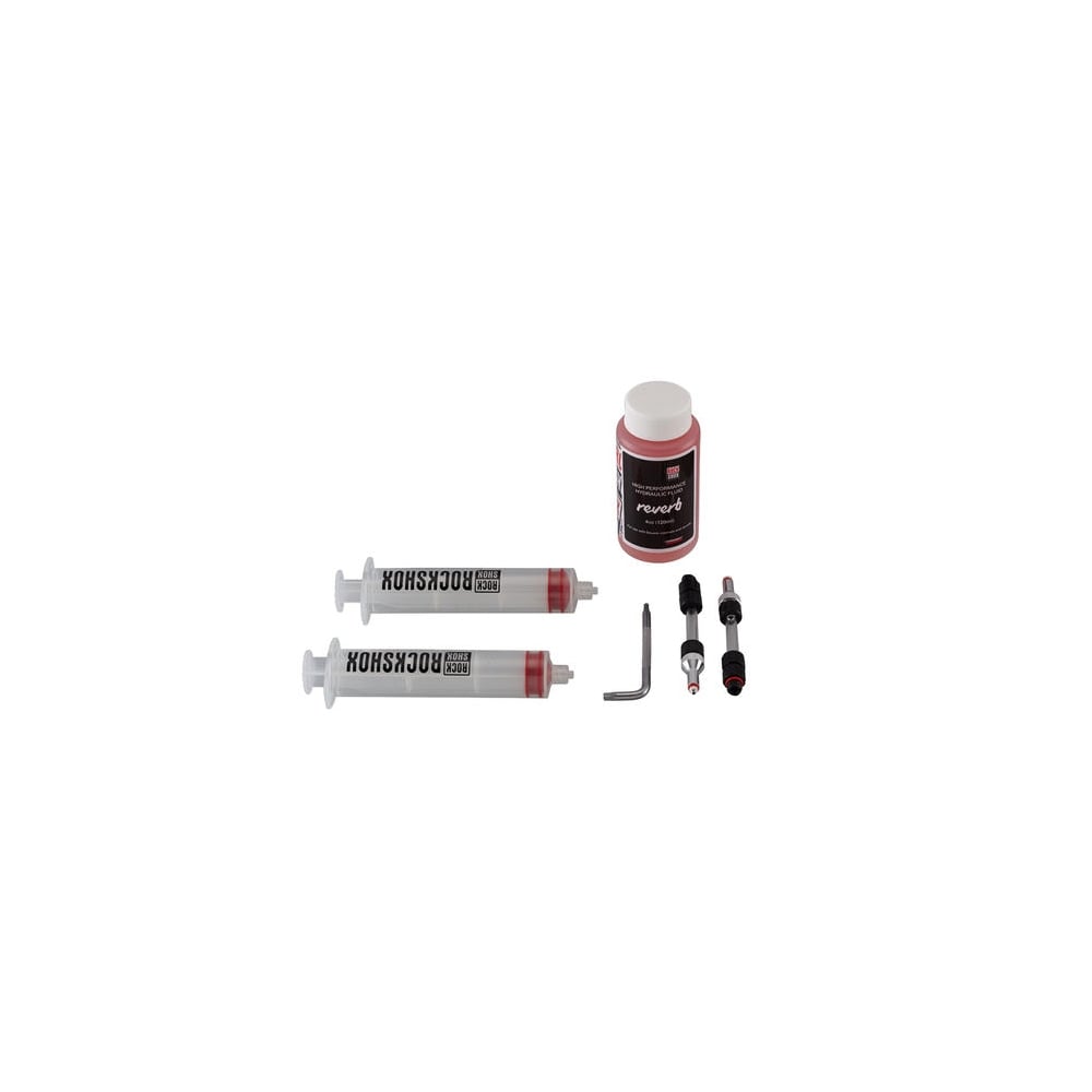 RockShox Standard Bleed Kit (includes 2 Syringes/fittings, Reverb Hydraulic Fluid, 120ml Bottle)