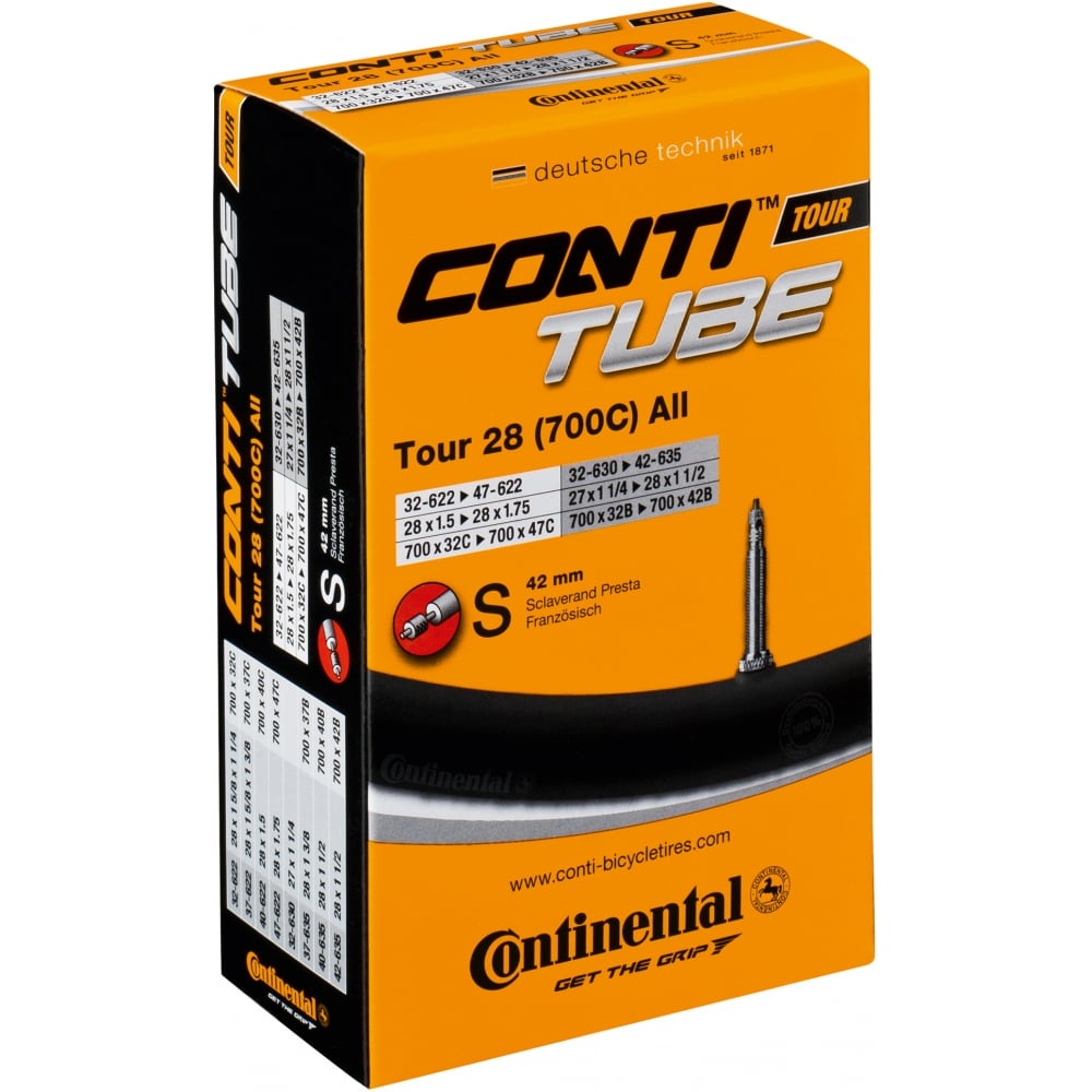 Continental Tour 28 Inner Tube 700x32-47c Presta Long Valve