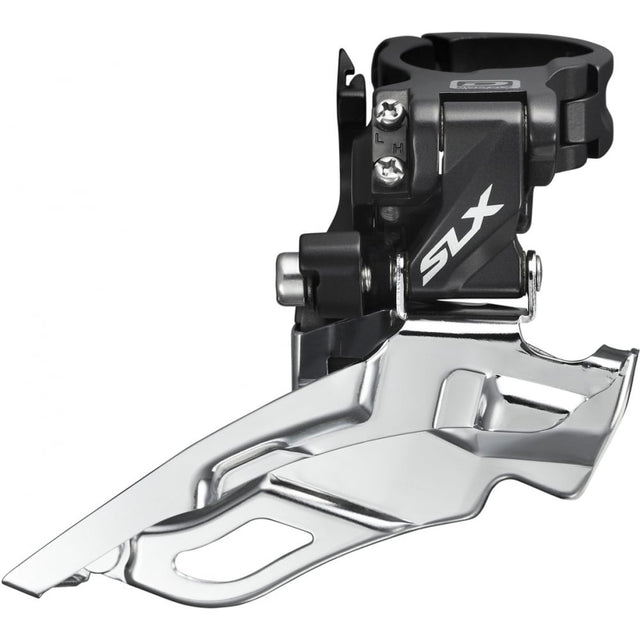 Shimano SLX FD-M671-A Conventional Swing Triple Front Derailleur - Grey, 10 Speed