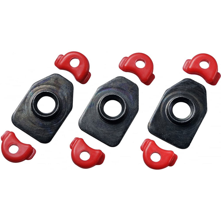 Shimano Spares Cleat Nut Set, RC9, Set for One Shoe