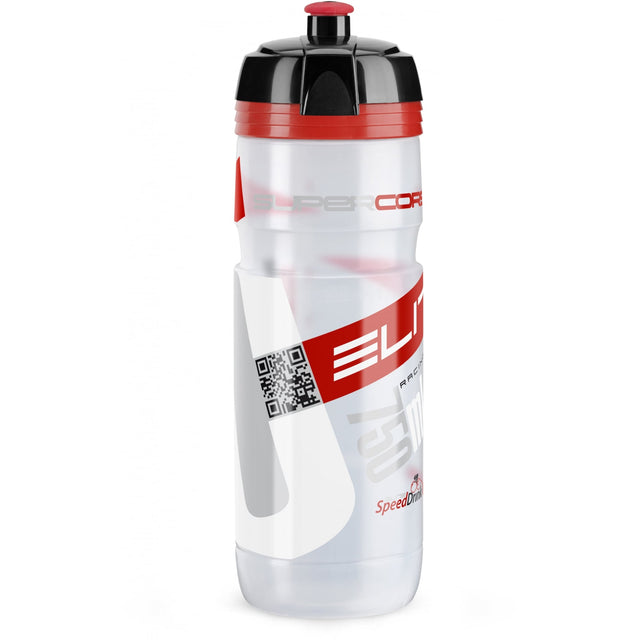 Elite Corsa Bottle Biodegradable clear silver logo 550 ml