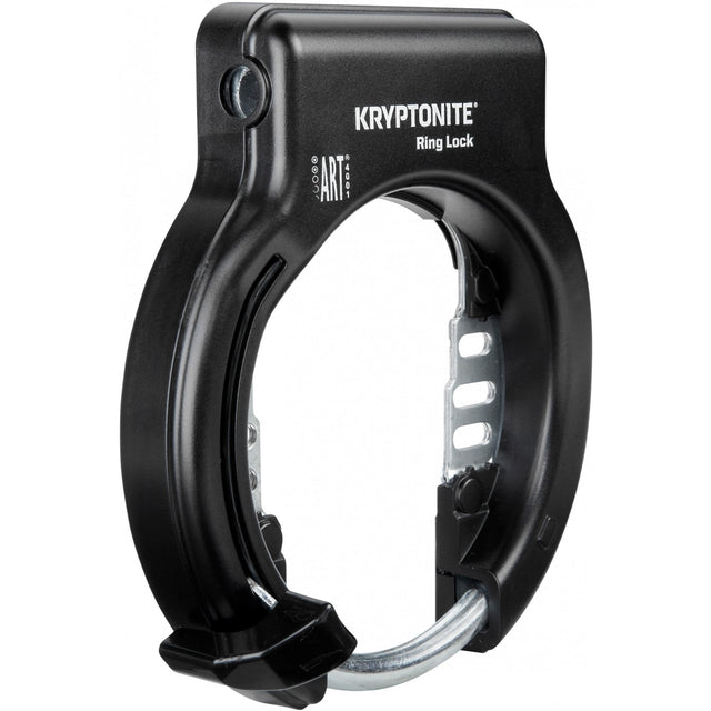 Kryptonite Ring Lock with Plug In Capability - Non Retractable (Sold Secure Silver)