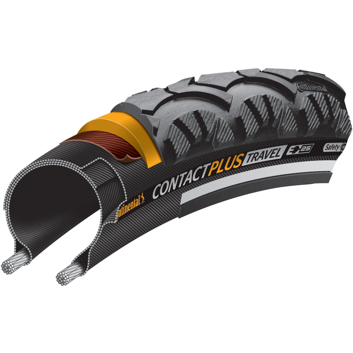 Continental Contact Plus Travel Reflex Tyre 700 x 37C