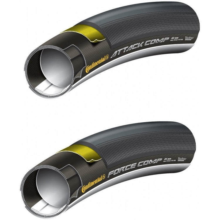 Continental Grand Prix Attack/Force Tubular Tyre