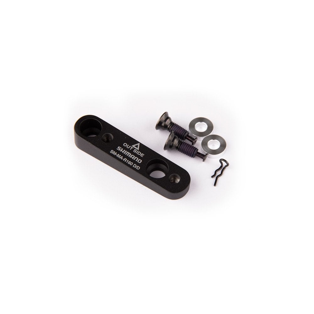 Shimano Brake Mount Adapter - flat mount caliper to flat frame mount - rear 160 mm
