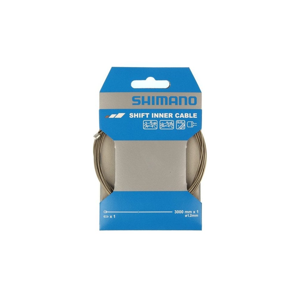 Shimano Road / MTB tandem steel gear inner wire, 1.2 x 3000 mm, single