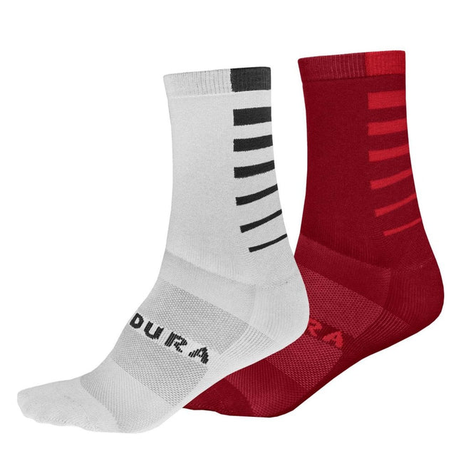 Endura Coolmax Stripe Socks (Twin Pack)