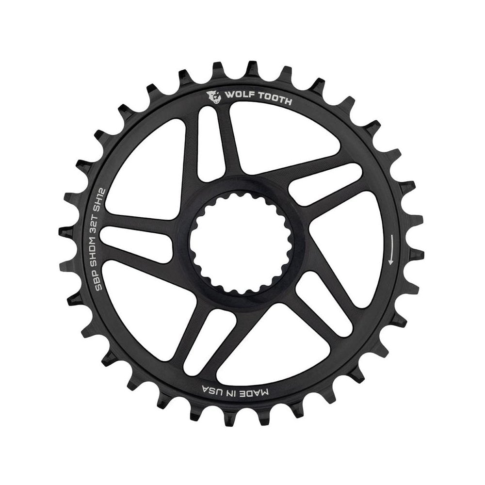 Wolf Tooth Direct Mount Chainring for Shimano cranks 12spd Hyperglide Chain