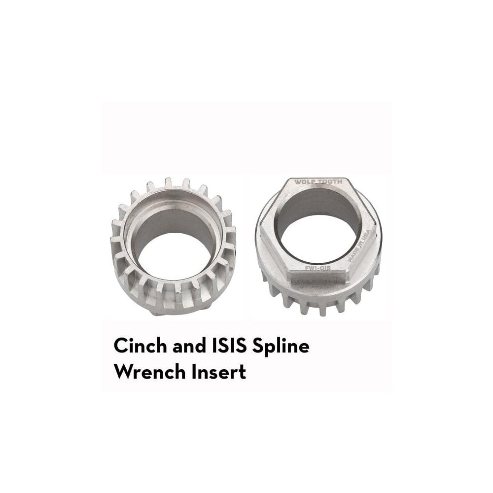 Wolf Tooth Pack Wrench Cinch and ISIS Spline Wrench Insert