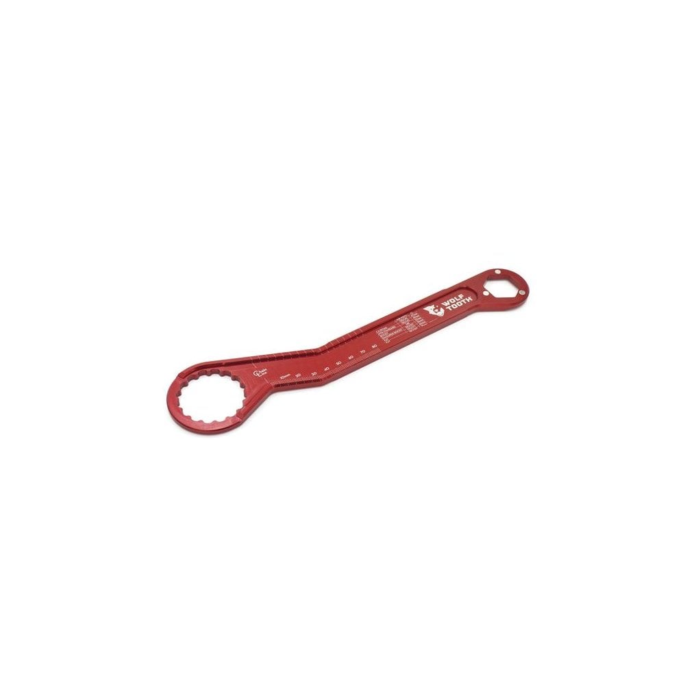 Wolf Tooth Pack Tool Wrench and Inserts Kit - Ultralight BB Wrench and 1-Inch Hex Inserts