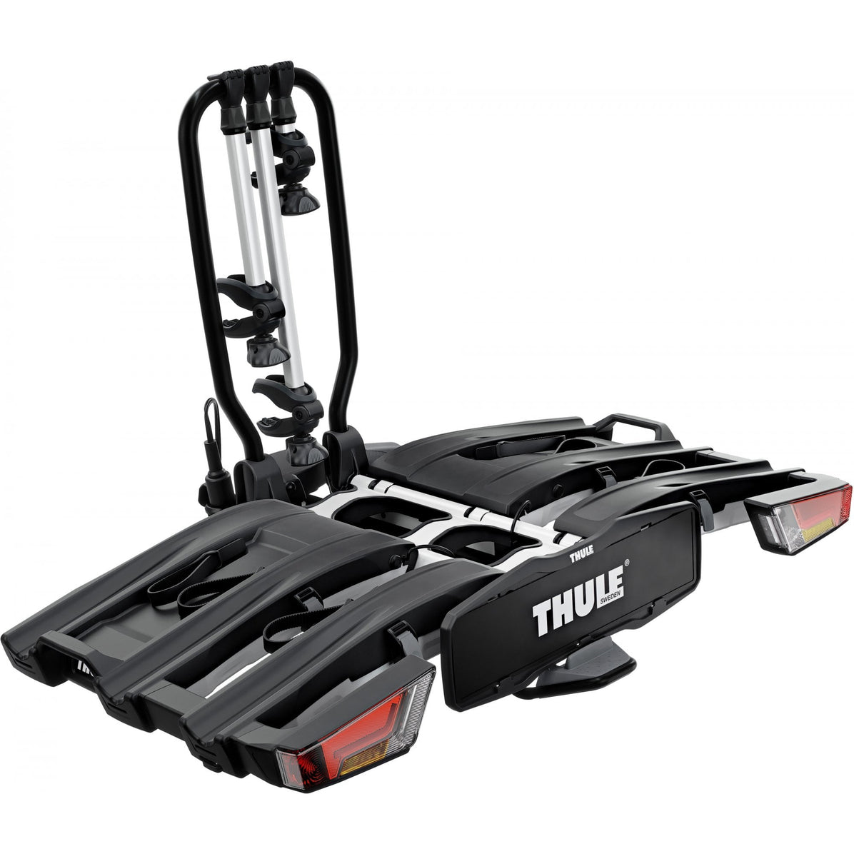 Thule 934 EasyFold XT 3-Bike Towball Carrier With AcuTight Torque Knobs