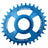 Burgtec Shimano Oval Direct Mount Thick Thin Chainring
