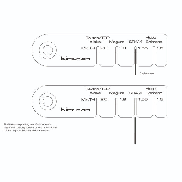 Birzman Rotor Wear Indicator