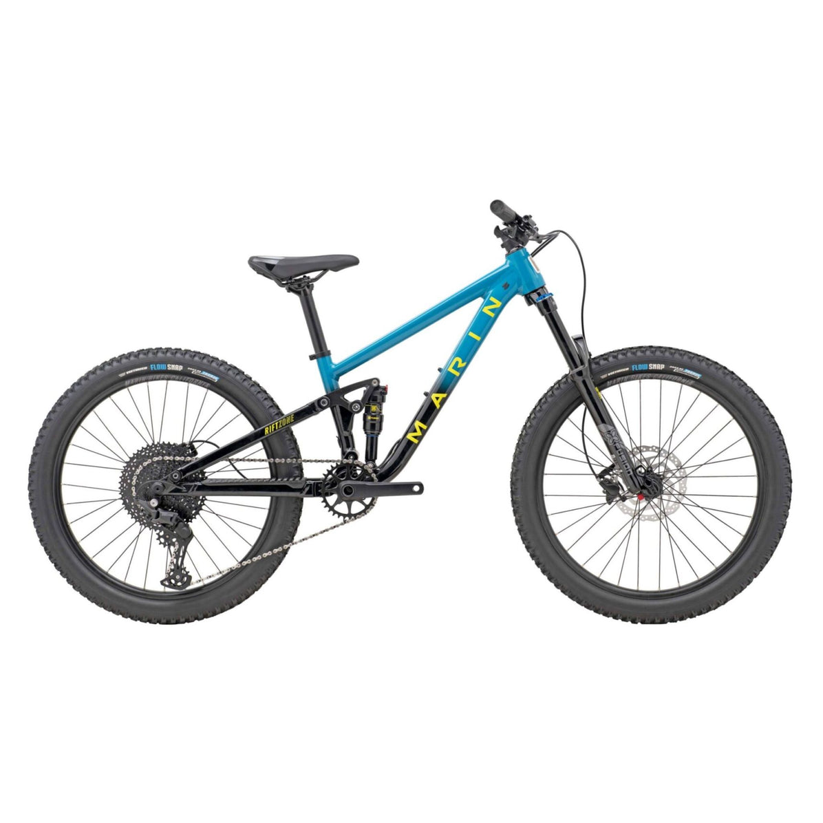 Junior full top suspension mountain bike