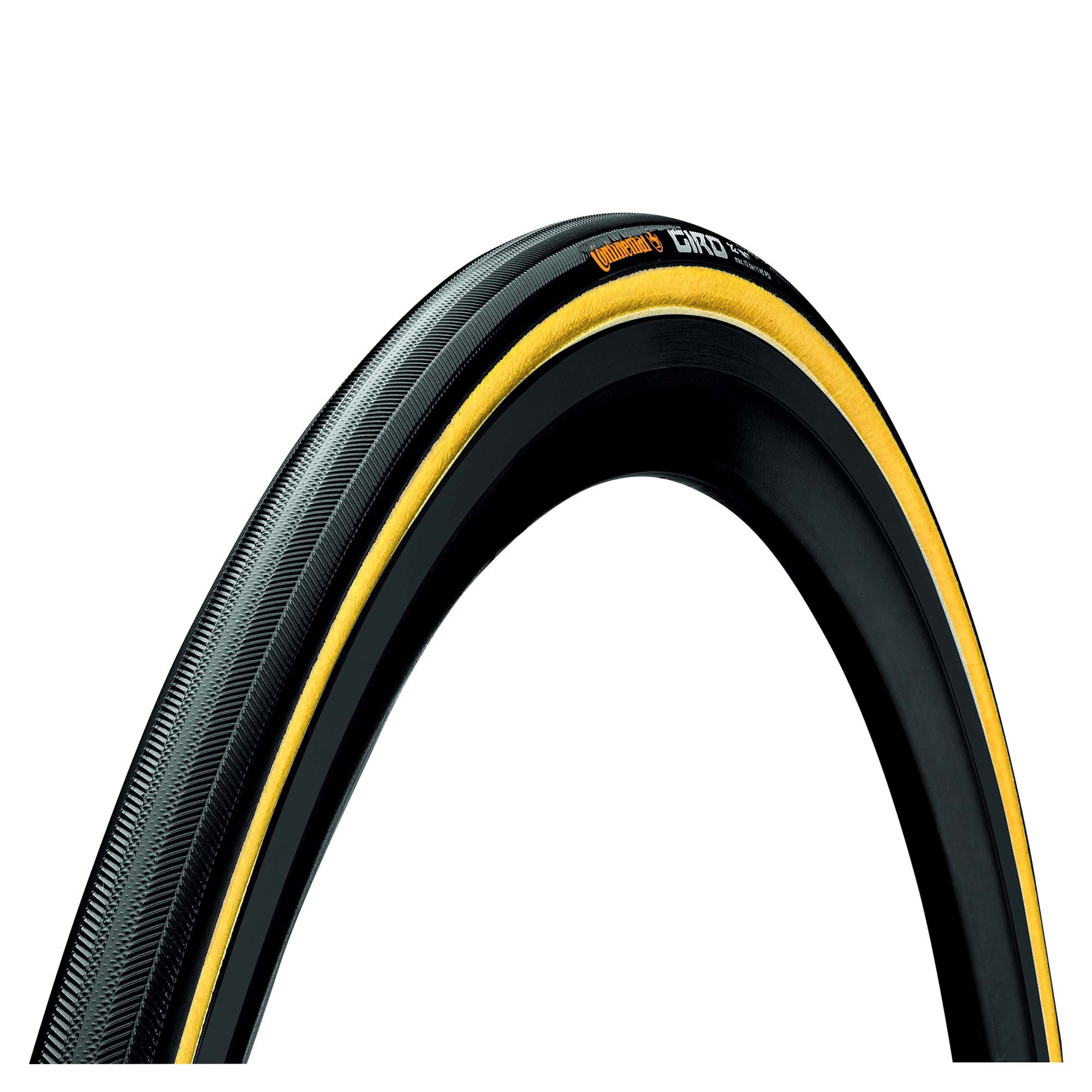 Continental Giro 28 x 22mm Black / Transparent Skin Tubular Tyre