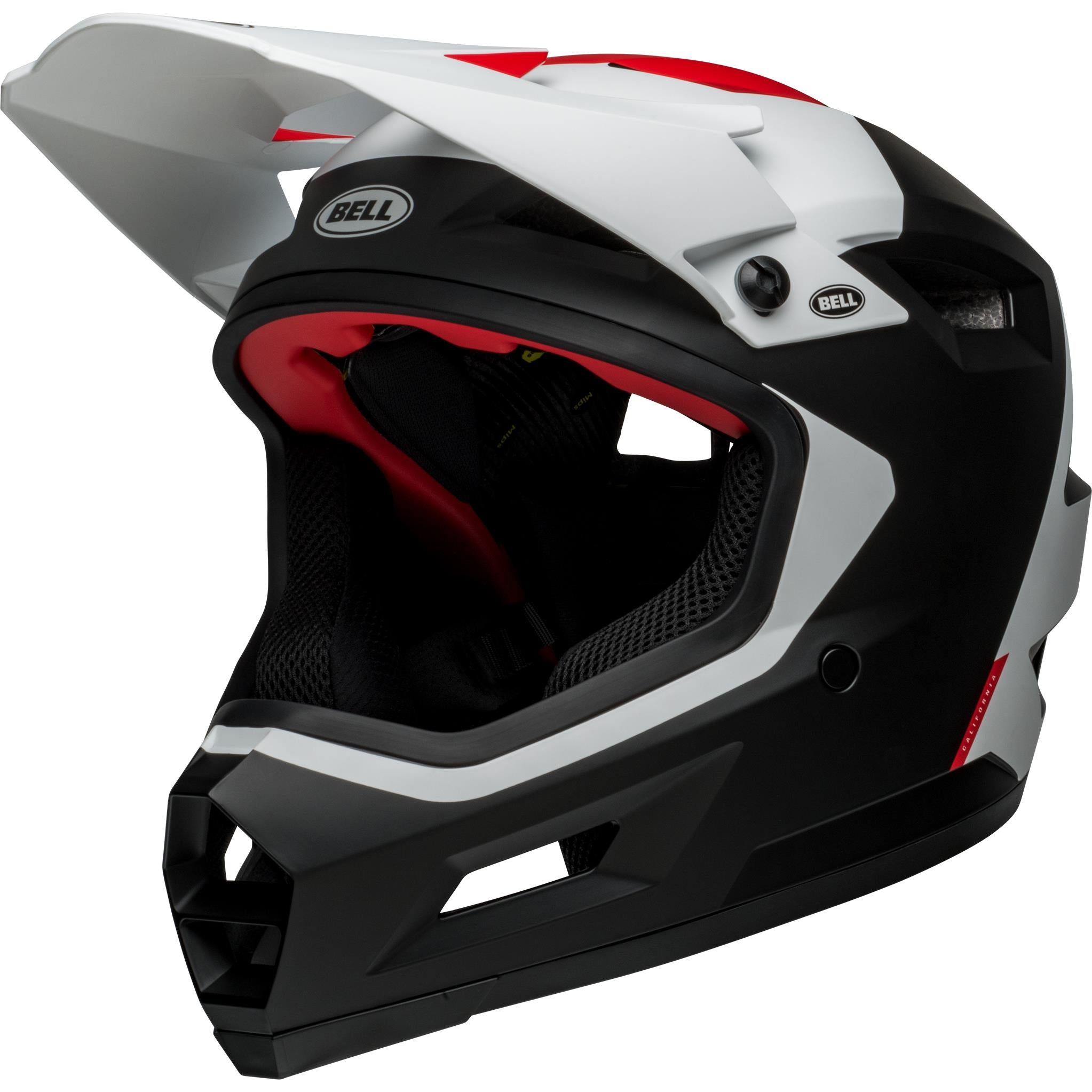 Bell Sanction 2 DLX MTB Full Face Helmet Deft Matte Black/White / XS/S 51-55cm