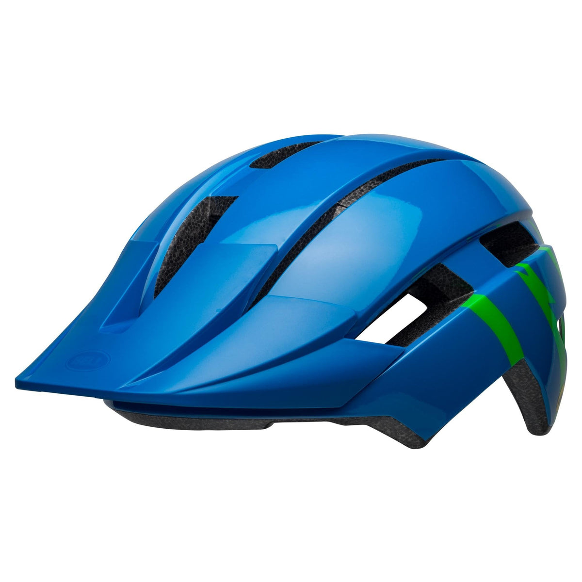 Bell Sidetrack II MIPS Youth Helmet Strike Gloss Blue/Green / Unisize 50-57cm