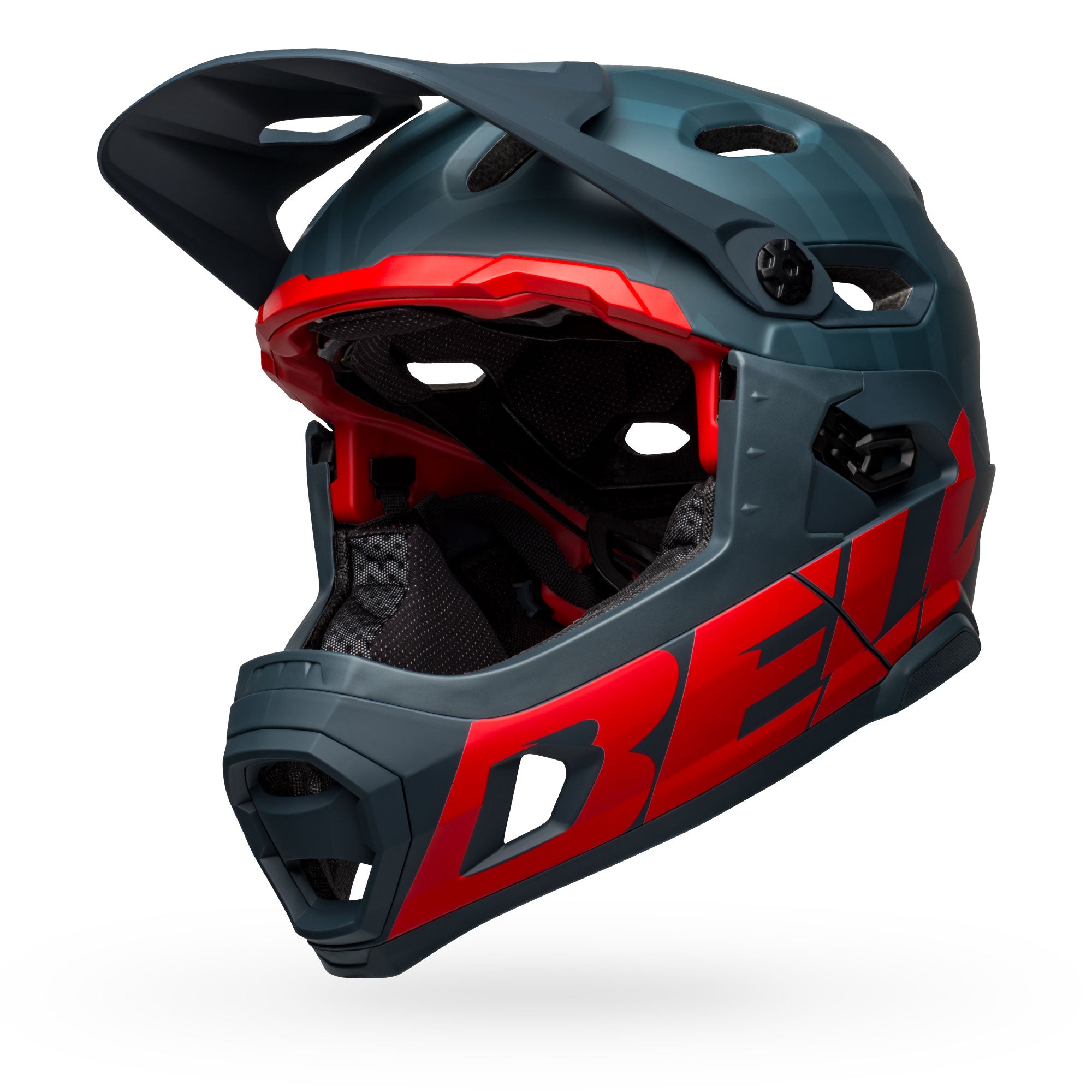 Bell Super DH MIPS Helmet Prime Matte Blue/Crimson / S 52-56cm
