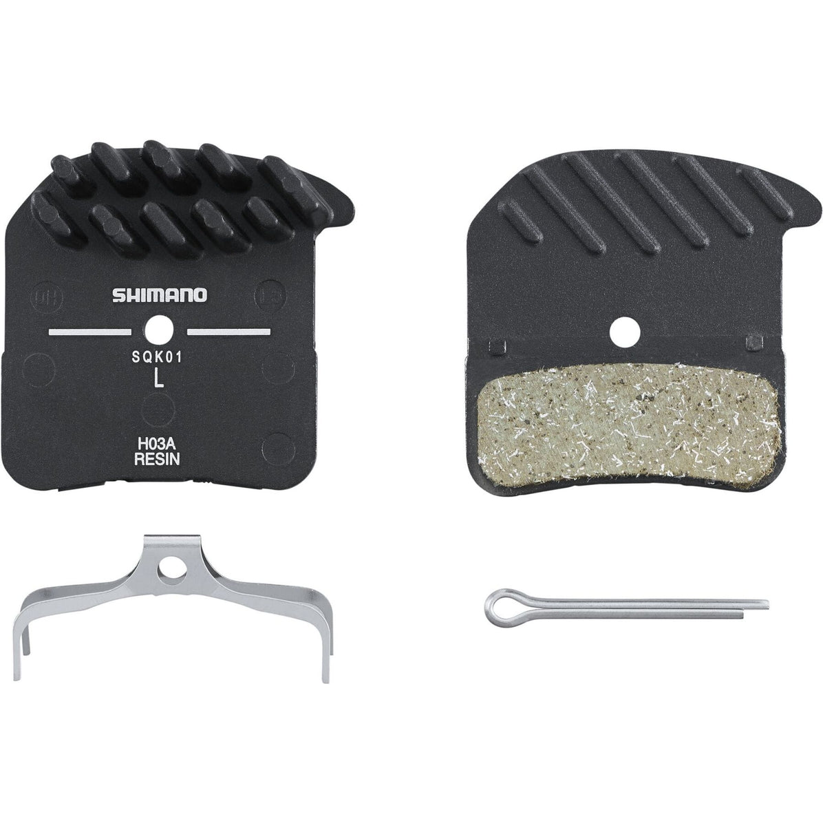 Shimano H03A Saint Resin Disc Brake Pads with Cooling Fins