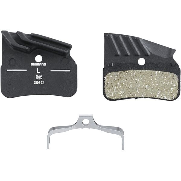 Shimano N03A Resin Disc Brake Pads with Cooling Fins