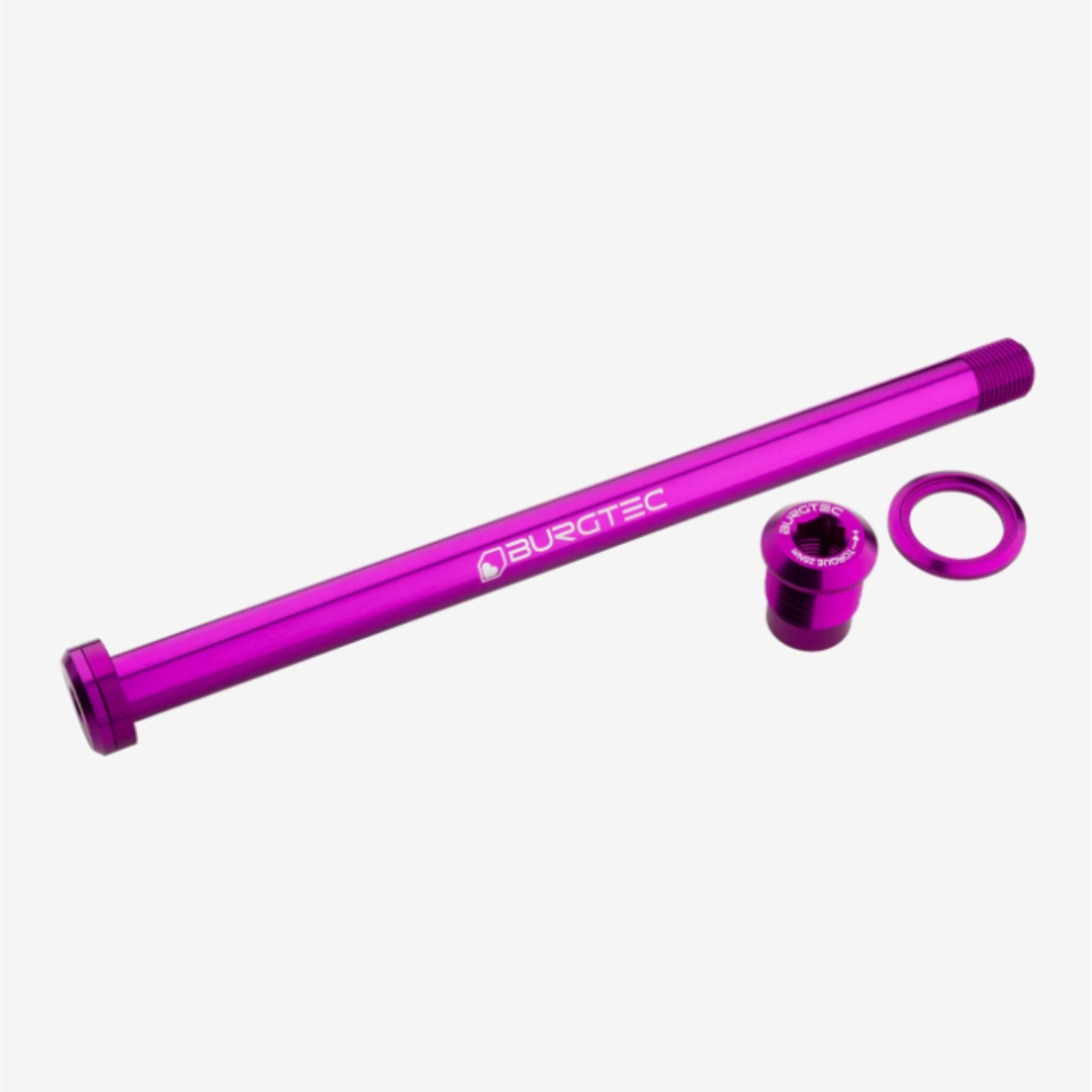 Burgtec 180mm x 12mm 1.00mm Pitch Rear Axle (Nukeproof) Purple Rain