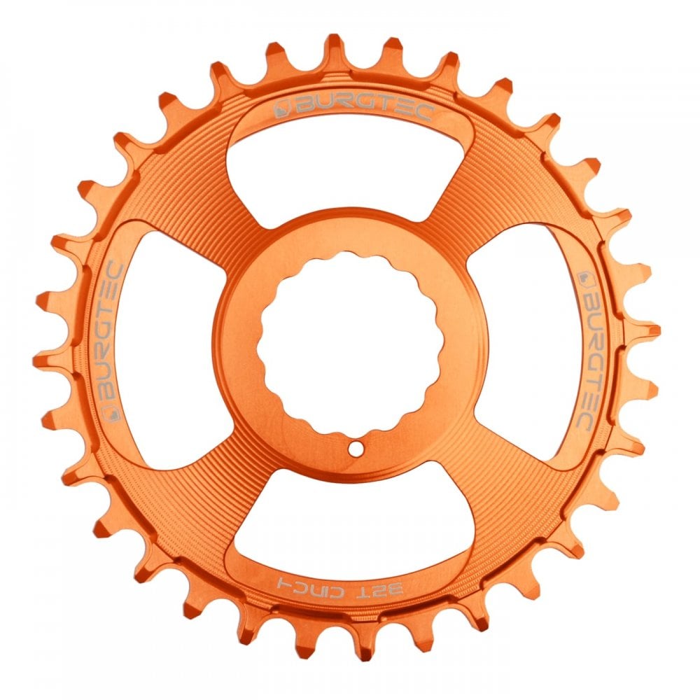 Burgtec Chainring - RF Cinch Thick Thin Iron Bro Orange / 28T