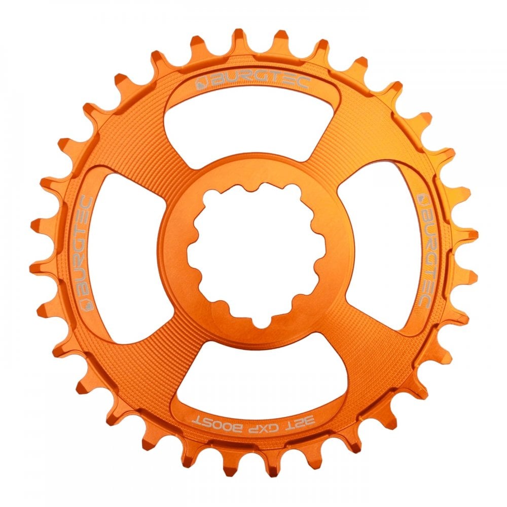 Burgtec Chainring - SRAM GXP Boost 3mm Offset Thick Thin Iron Bro Orange / 28T