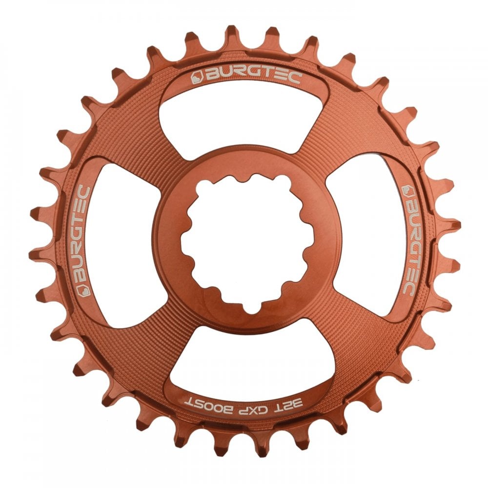 Burgtec Chainring - SRAM GXP Boost 3mm Offset Thick Thin Kash Bronze / 28T