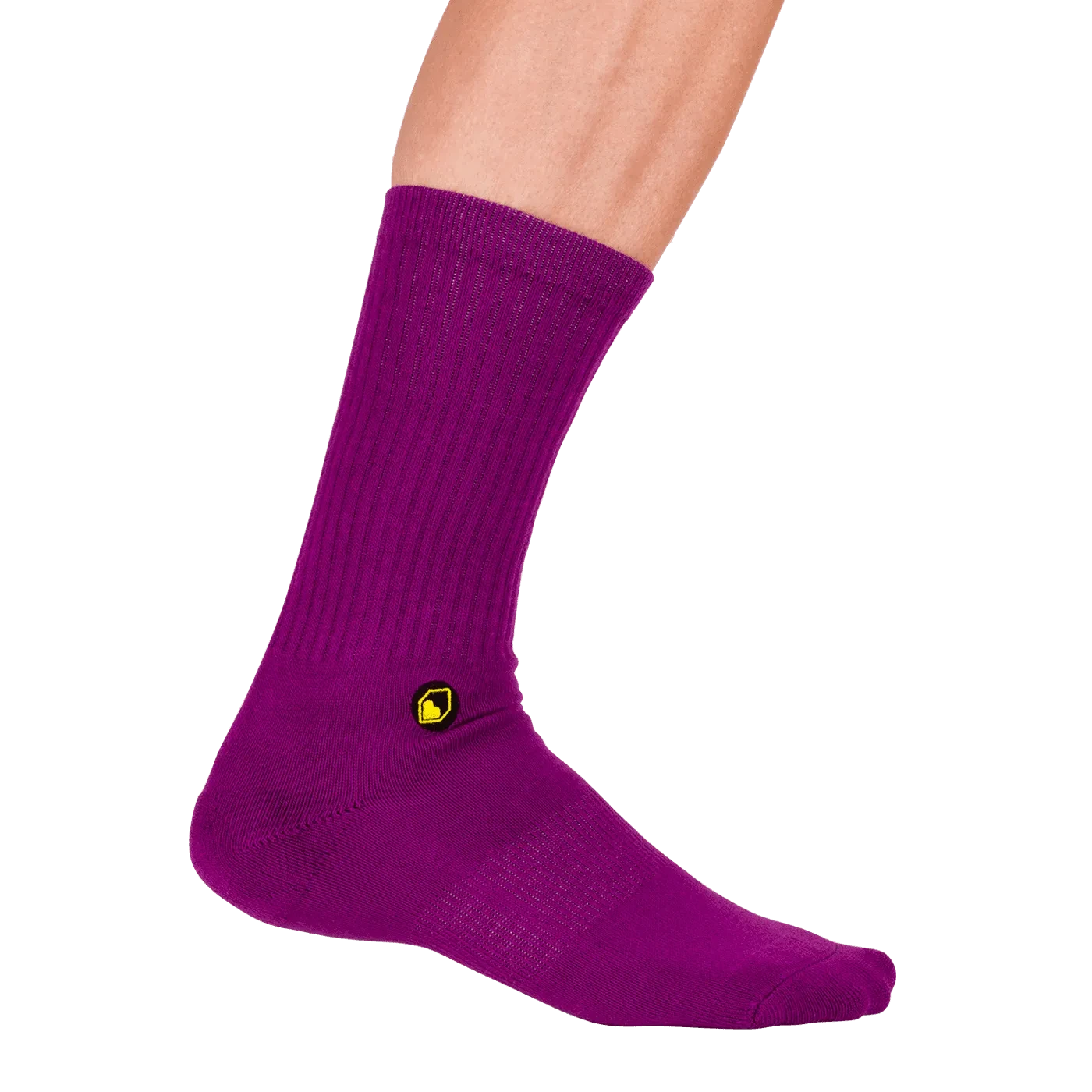 Burgtec Everyday Crew Sock Grape / M