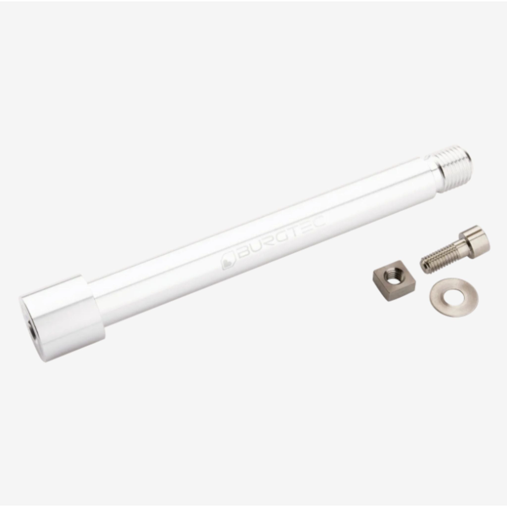 Burgtec Fox 36/38 Boost 2021+ Fork Axle Rhodium Silver