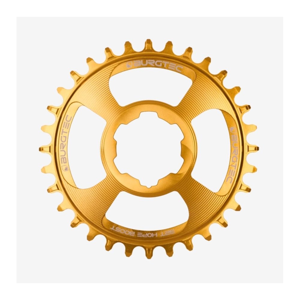 Burgtec Hope Boost Direct Mount Thick Thin Chainring Bullion Gold / 28T