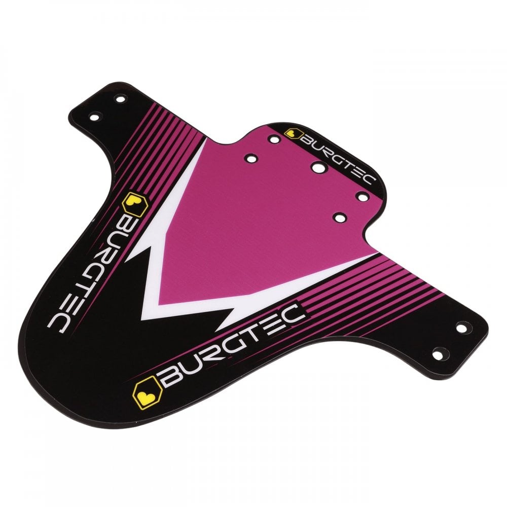 Burgtec Moto Mudguard Purple/Black Decal
