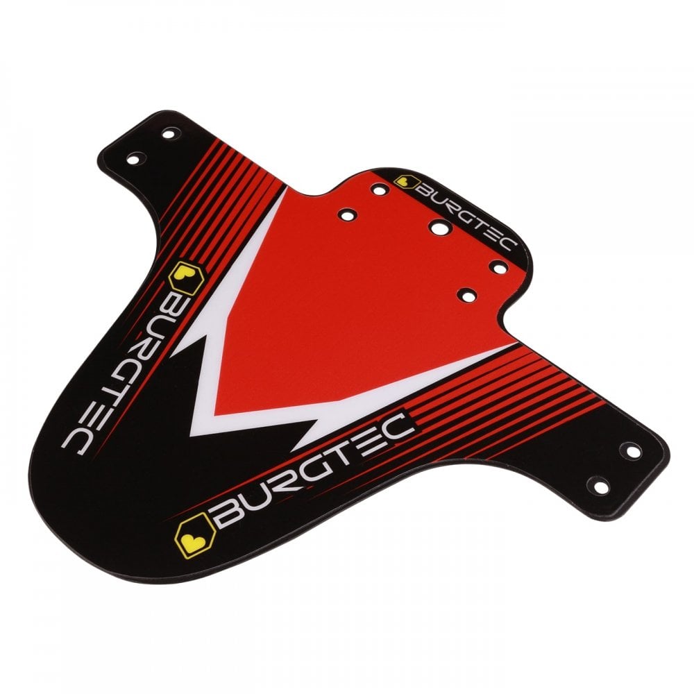 Burgtec Moto Mudguard Red/Black Decal