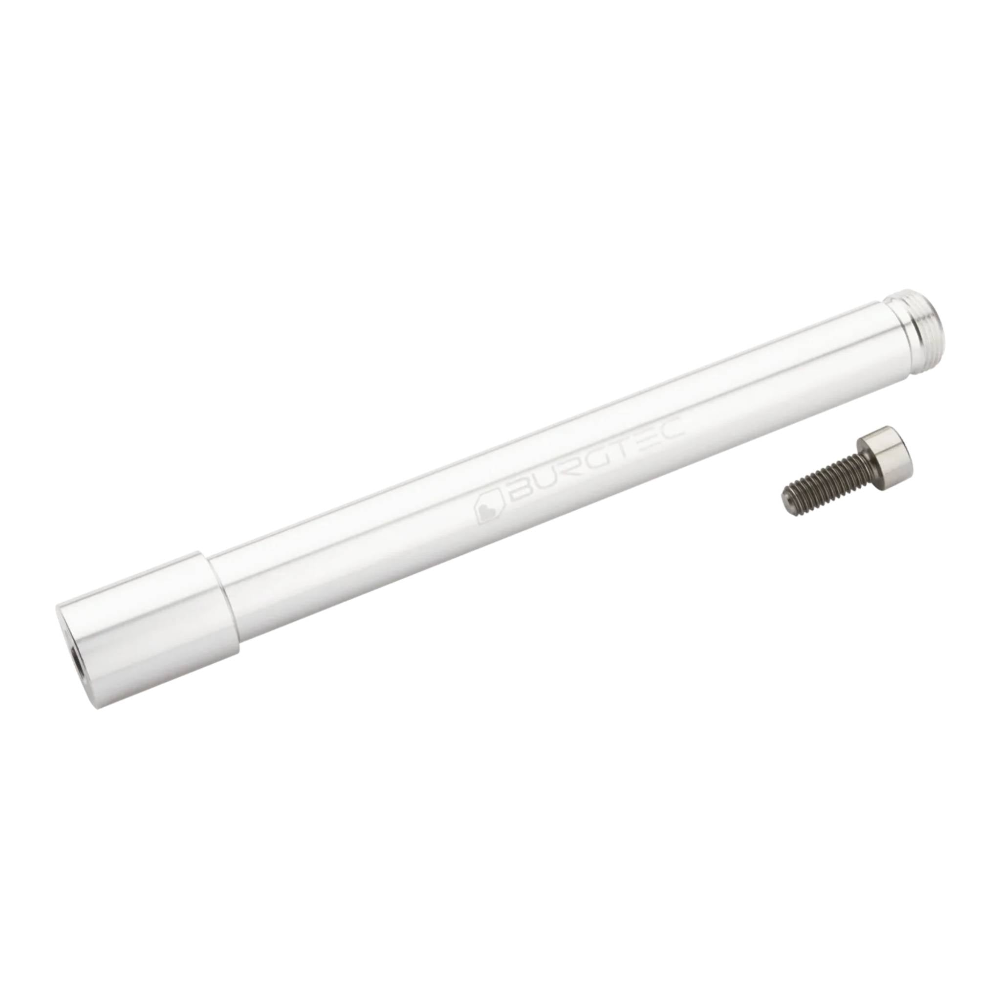Burgtec Ohlins Boost Fork Axle Rhodium Silver