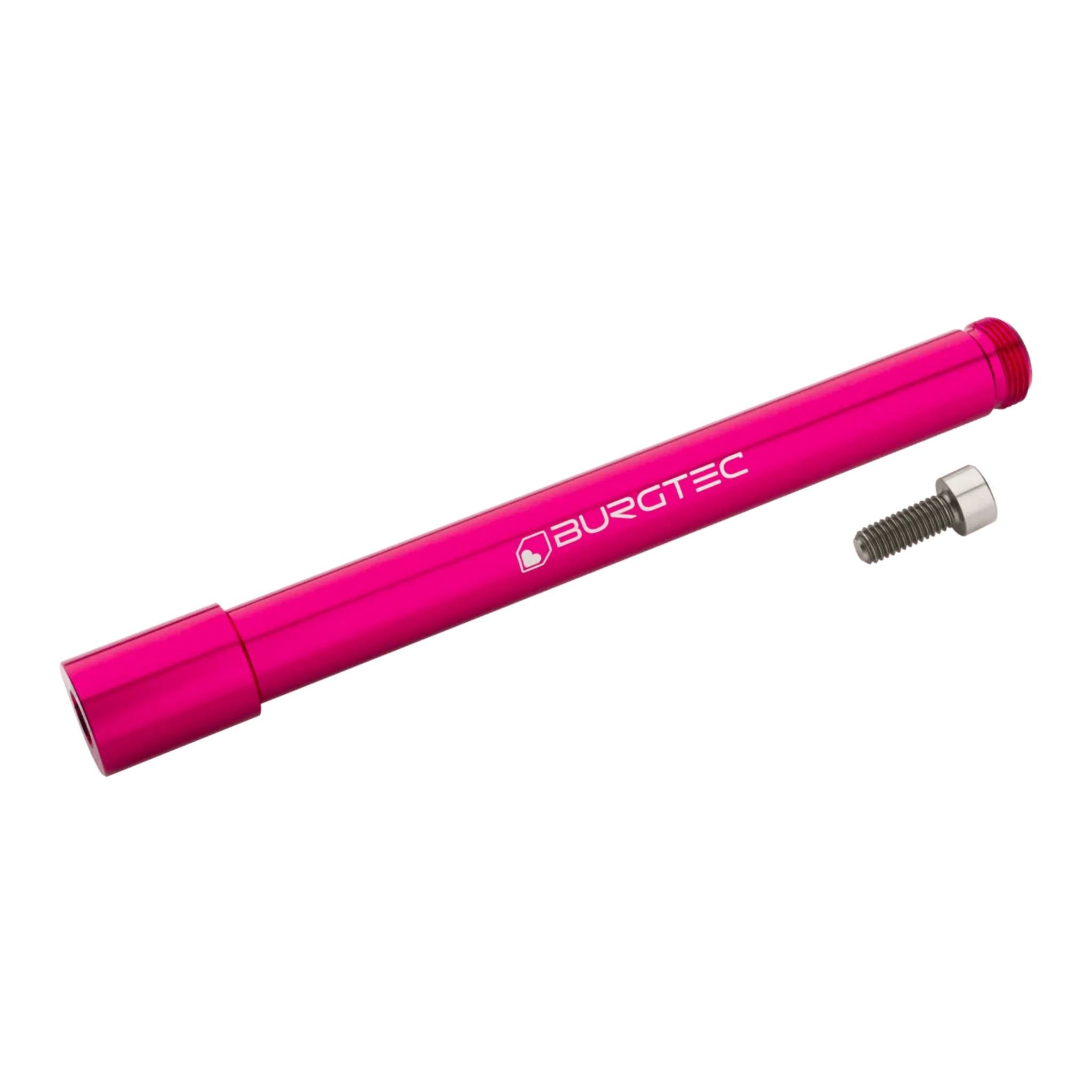 Burgtec Ohlins Boost Fork Axle Toxic Barbie Pink