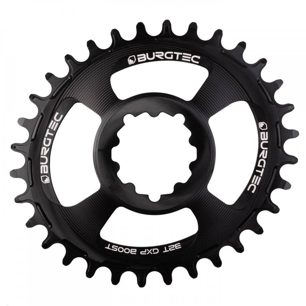 Burgtec Oval Thick Thin Chainring Burgtec Black / 30T / GXP Boost 3mm