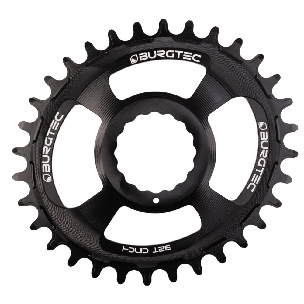 Burgtec Oval Thick Thin Chainring Burgtec Black / 30T / RF Cinch