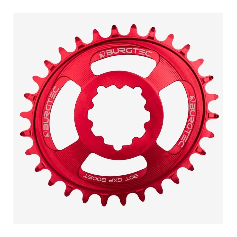 Burgtec Oval Thick Thin Chainring Race Red / 32T / GXP Boost 3mm