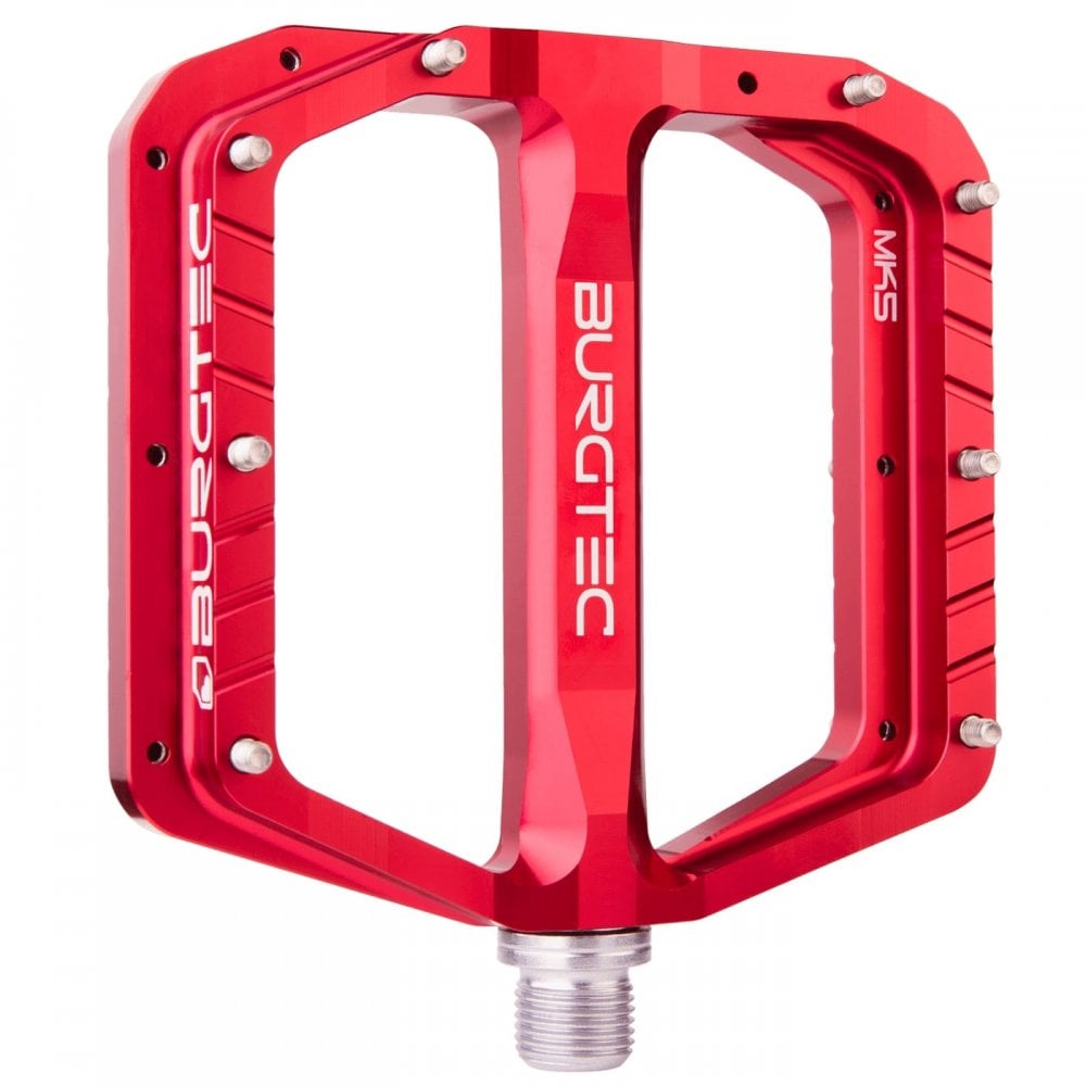 Burgtec Penthouse MK5 Flat Pedals Race Red