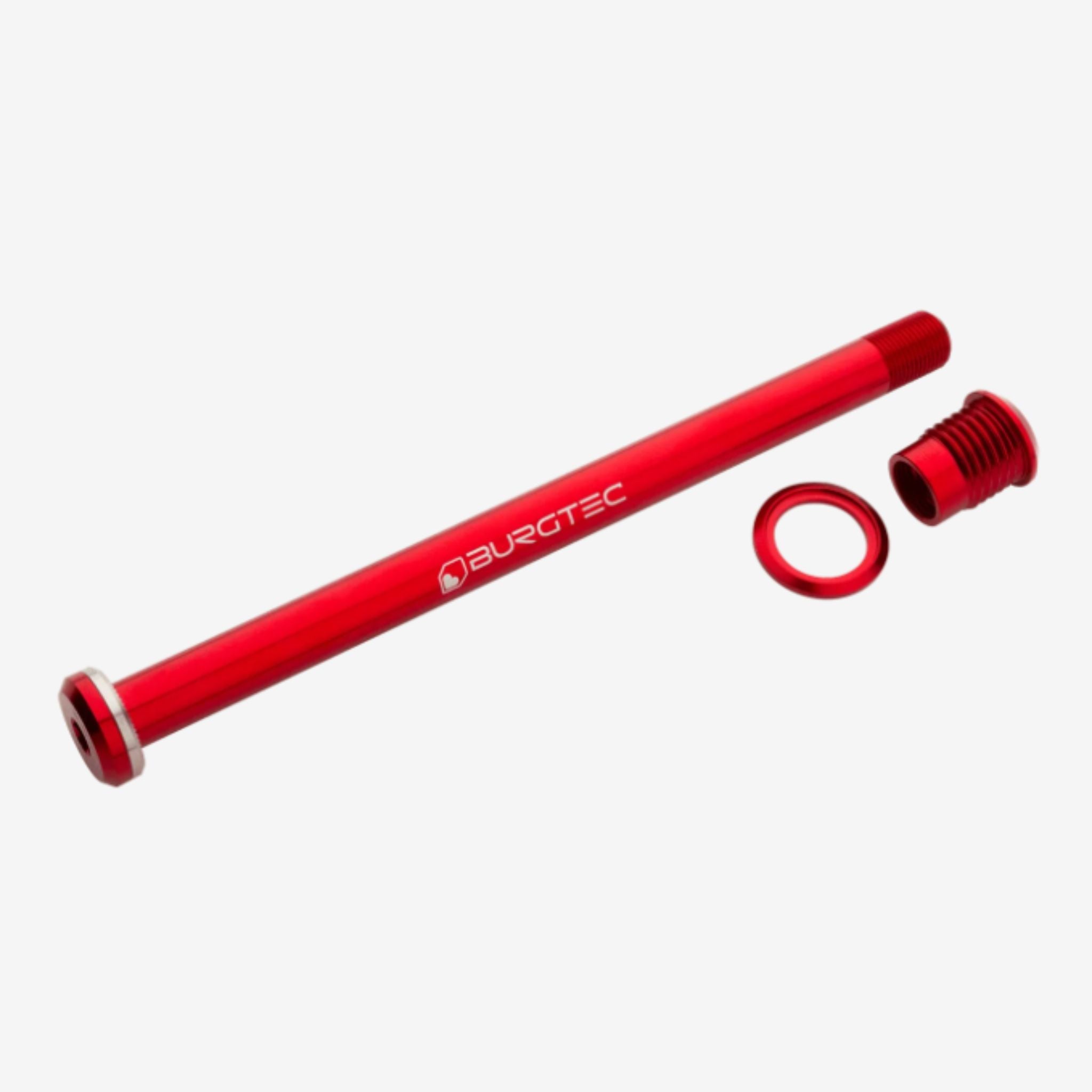 Burgtec Santa Cruz 173.7mm Rear Axle Race Red
