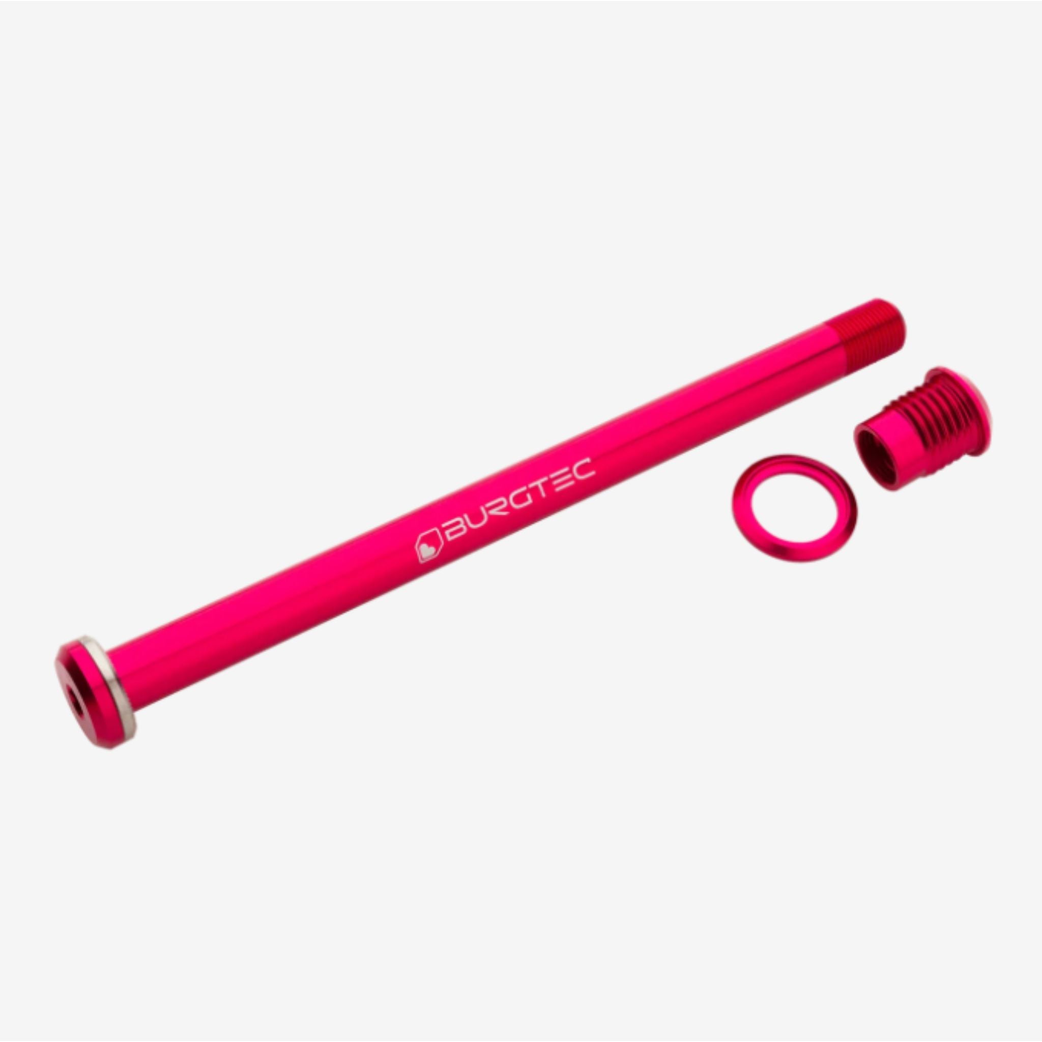 Burgtec Santa Cruz 173.7mm Rear Axle Toxic Barbie Pink