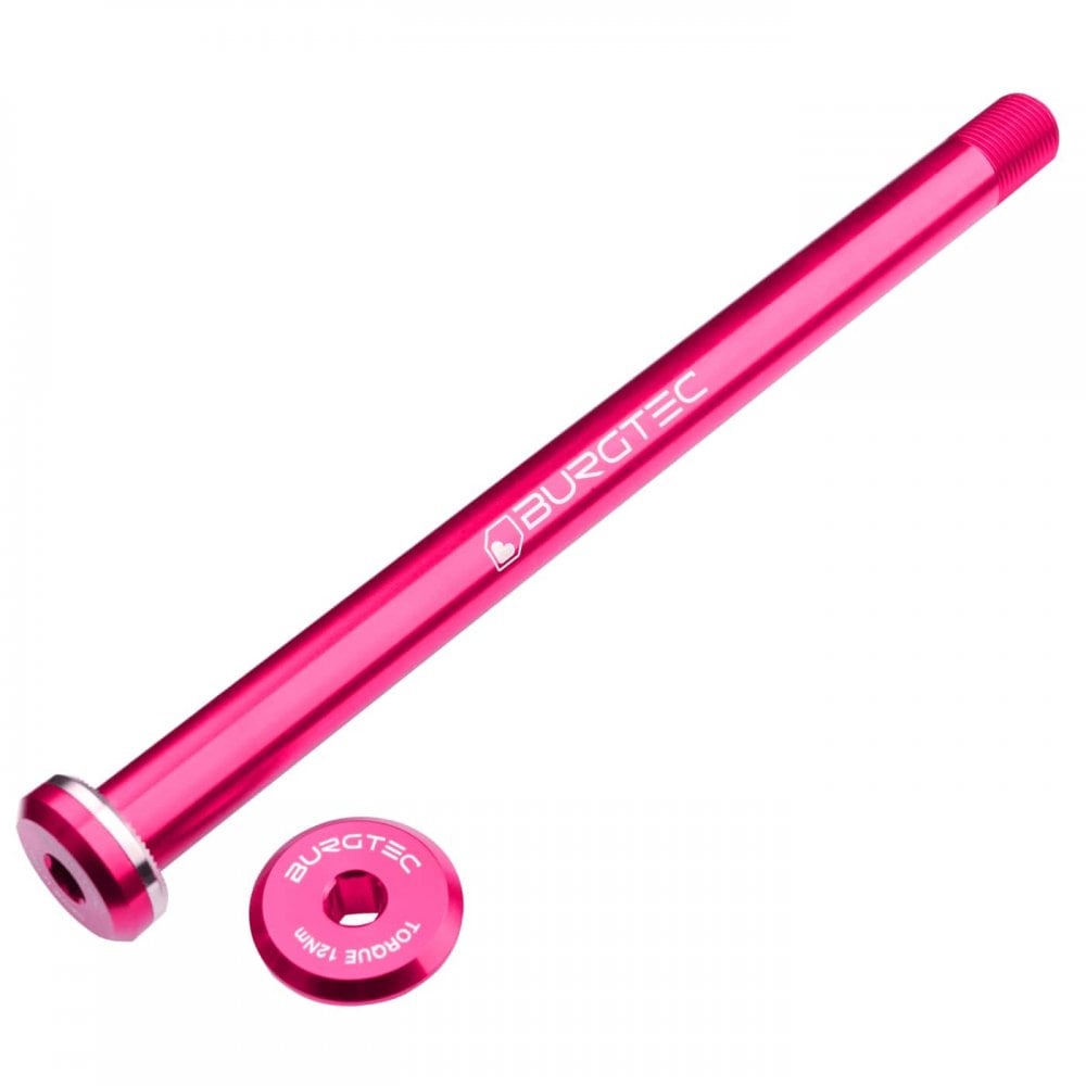 Burgtec Santa Cruz Rear Axle 12 x 168.5mm Toxic Barbie Pink