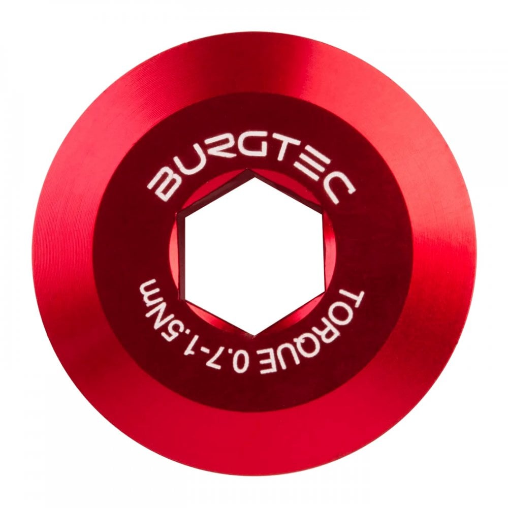 Burgtec Shimano Crank Bolt Race Red