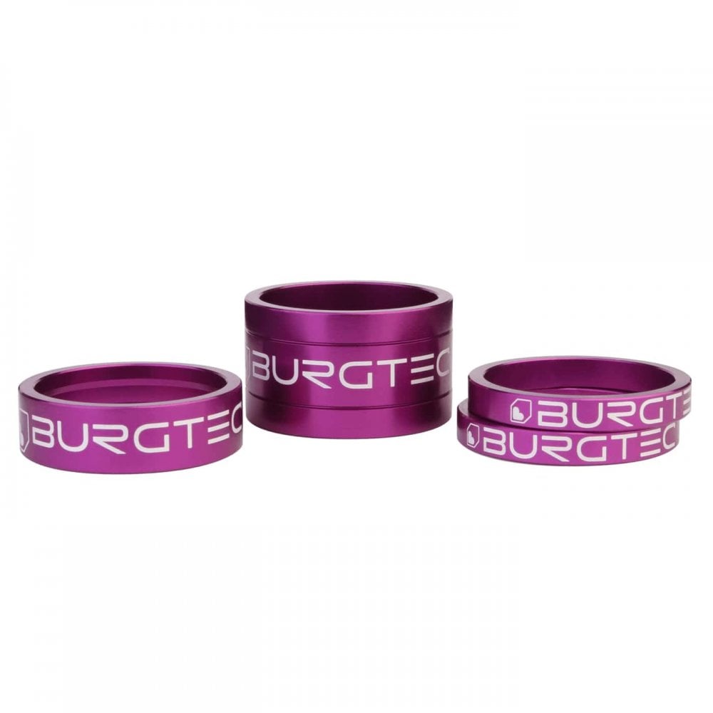 Burgtec Stem Spacers Kit Purple Rain