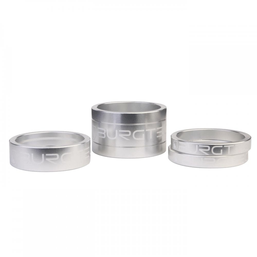 Burgtec Stem Spacers Kit Rhodium Silver