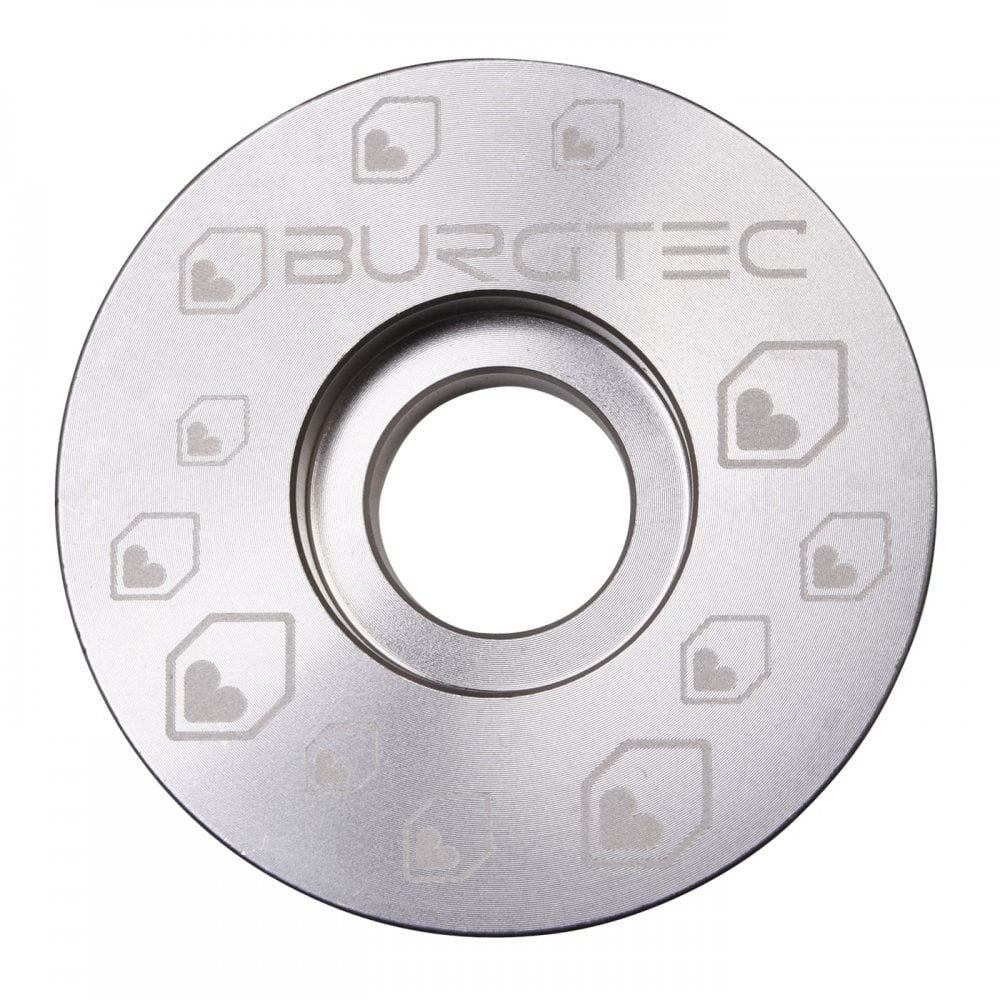 Burgtec Top Cap Rhodium Silver